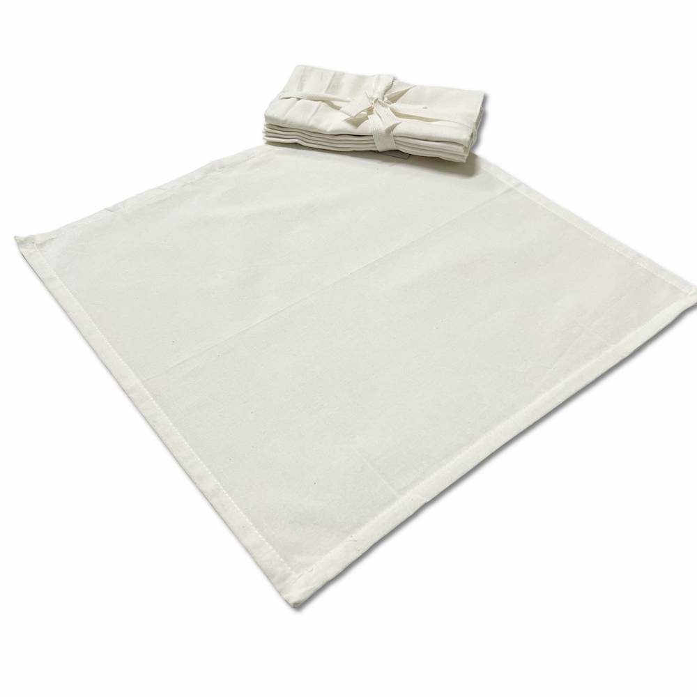 Set 4 tovaglioli bianchi