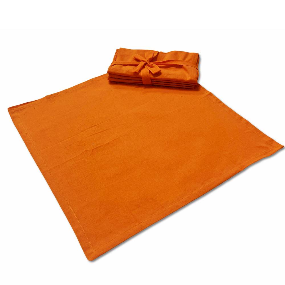 Set 4 tovaglioli arancione