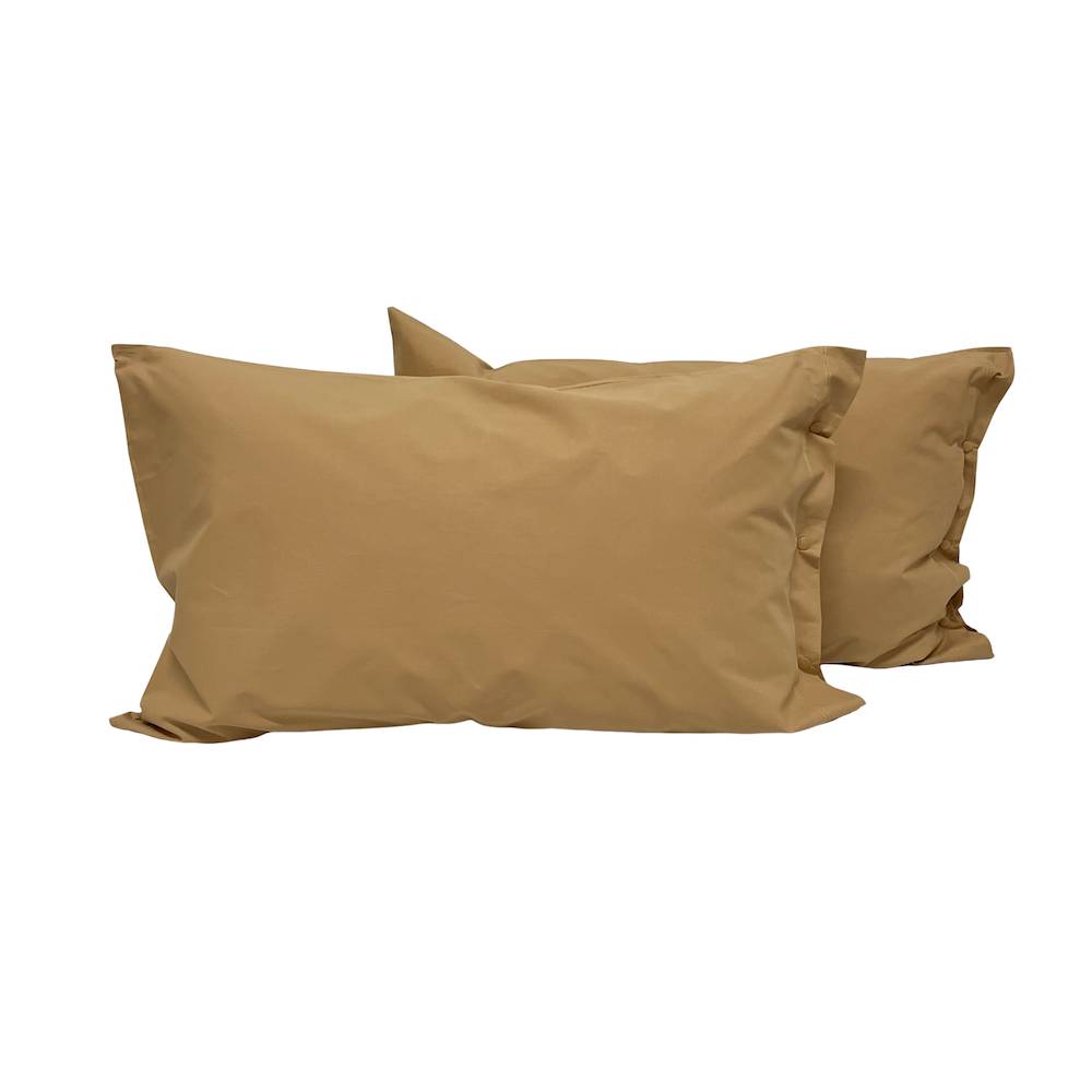 Coppia Federe con bottoni Terra