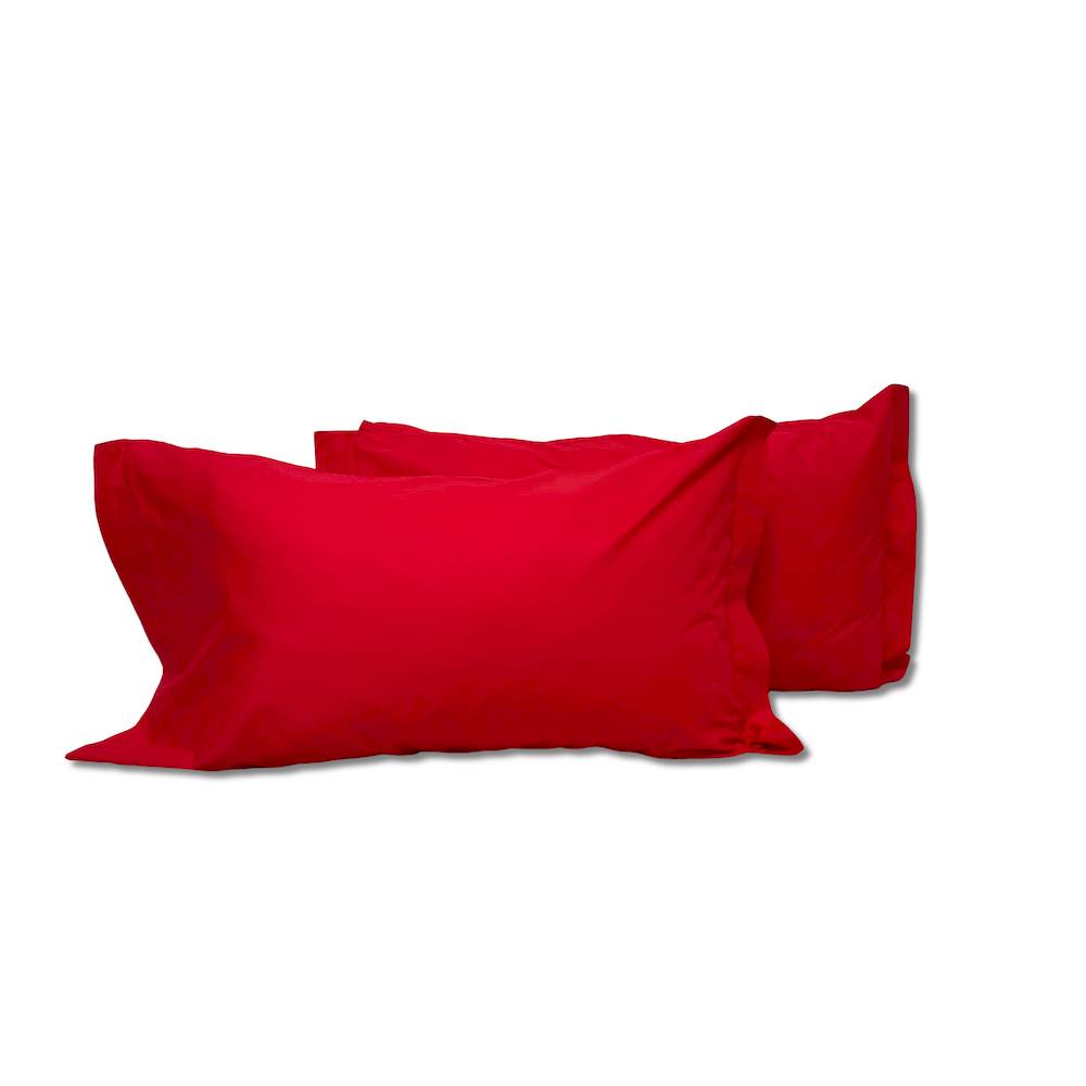 Coppia Federe con volant Ciclamino