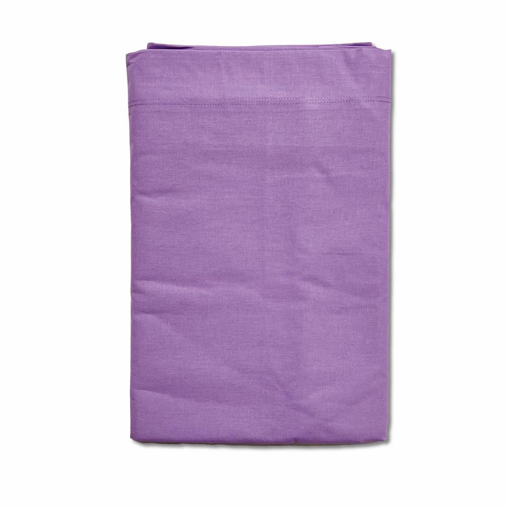 Lenzuolo sopra joli lilla matrimoniale