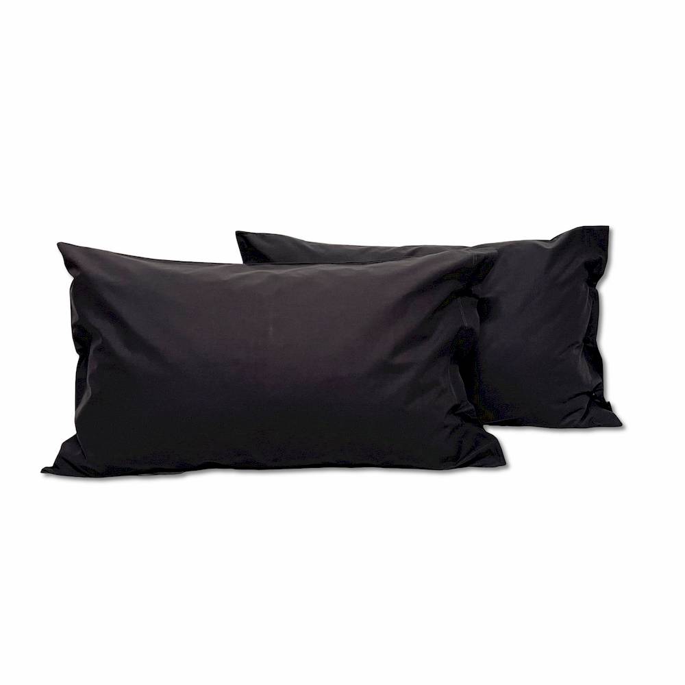 Coppia Federe con bottoni grigio piombo