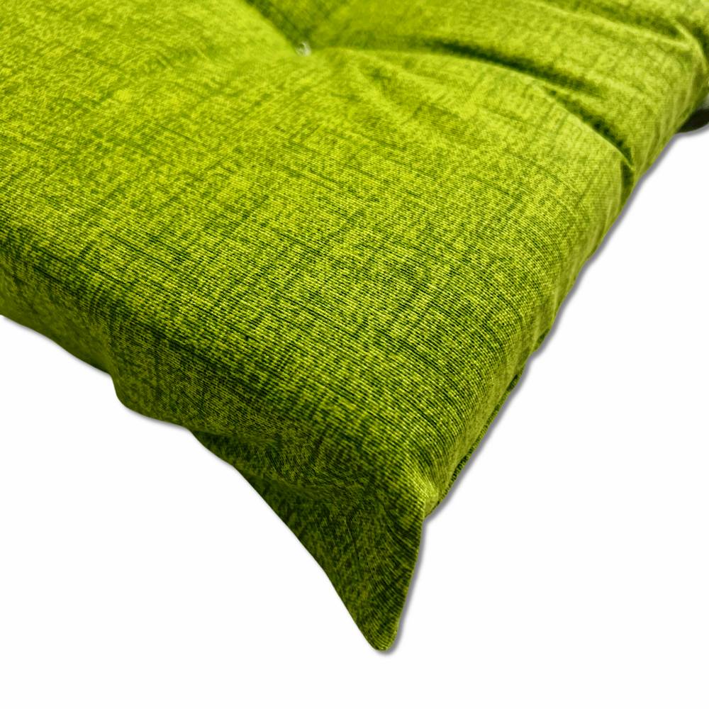 Cuscino per sedia tinta unita verde pisello