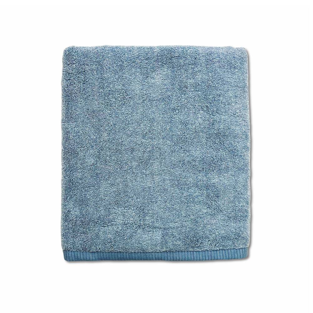 Telo bagno 530 gr Aurora melange azzurro