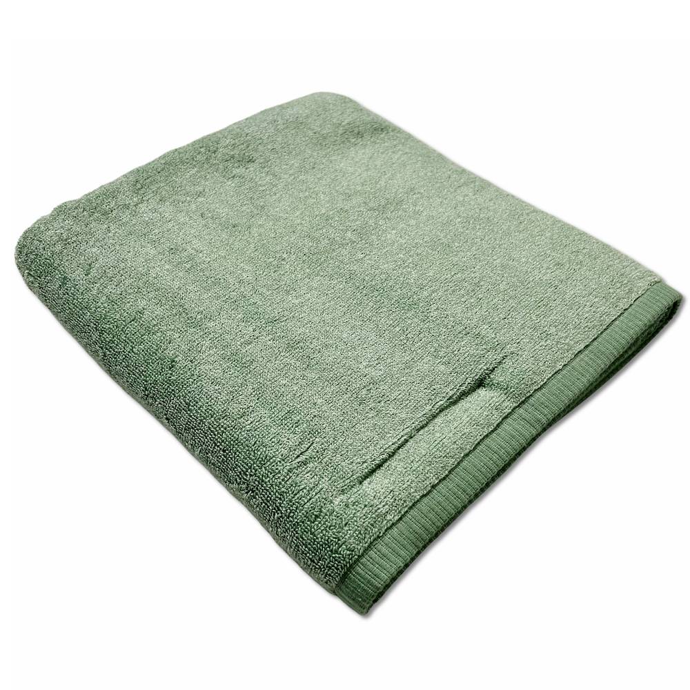 Telo bagno 530 gr Aurora melange verde