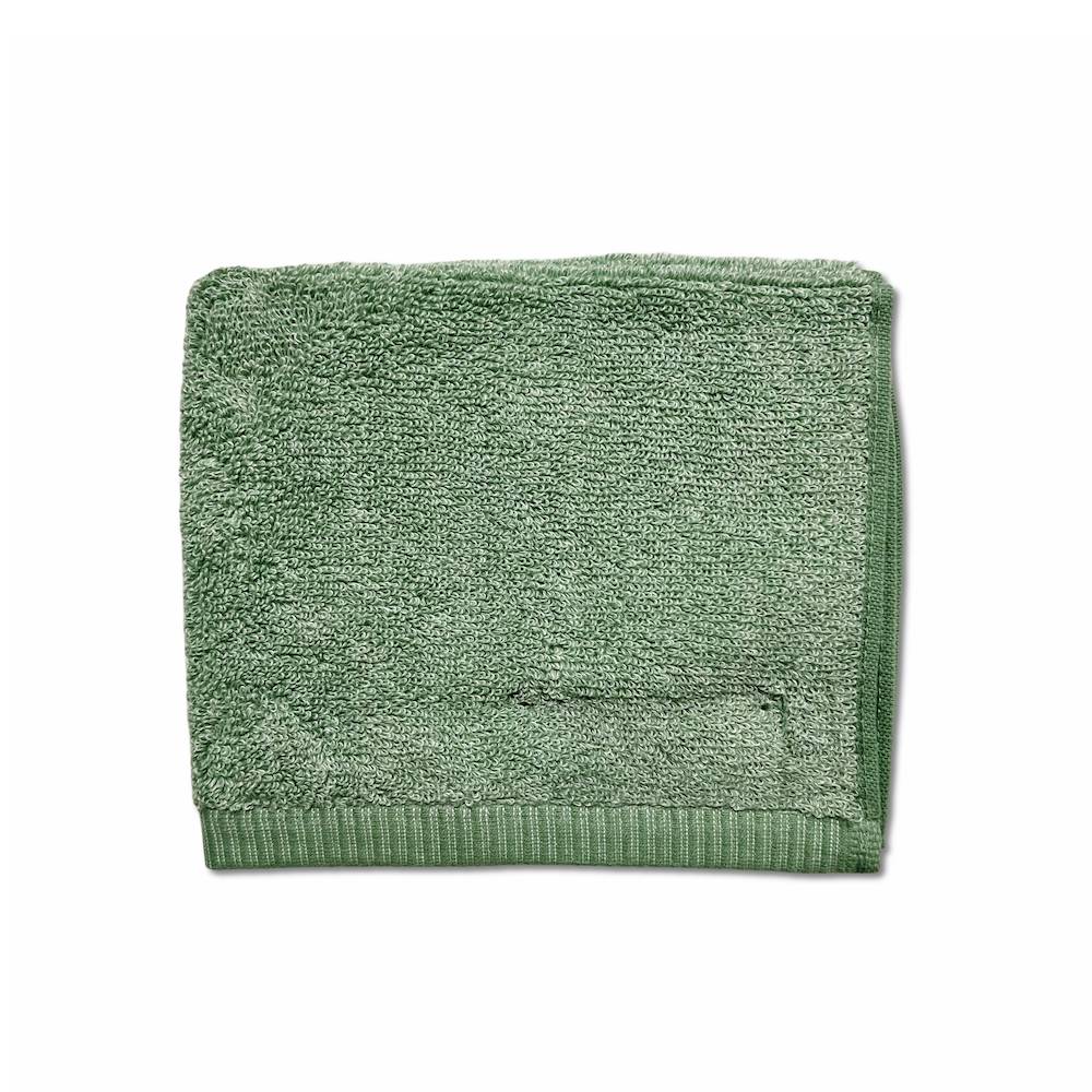 Set 3 asciugamani 530 gr Aurora melange verde