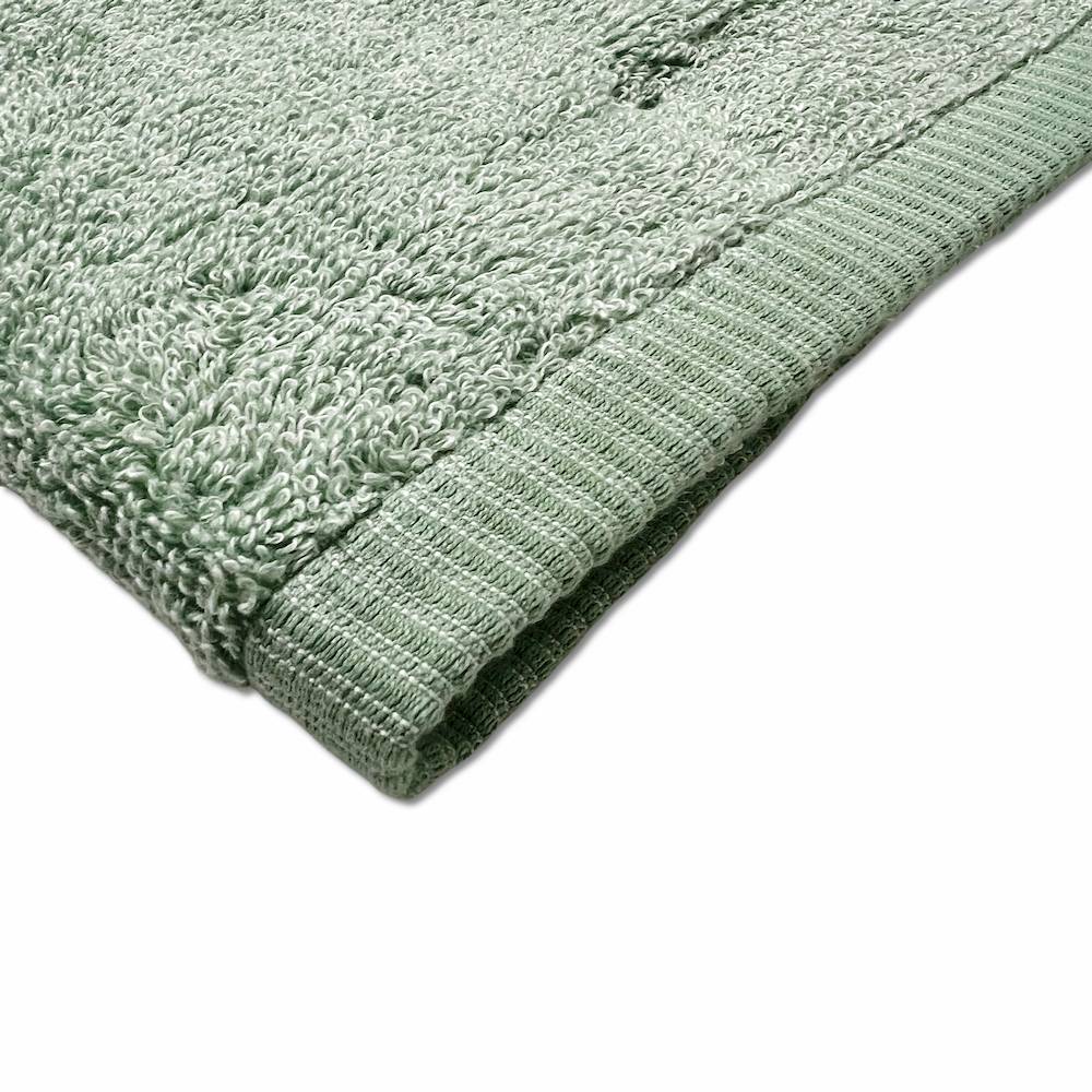 Set 3 asciugamani 530 gr Aurora melange verde