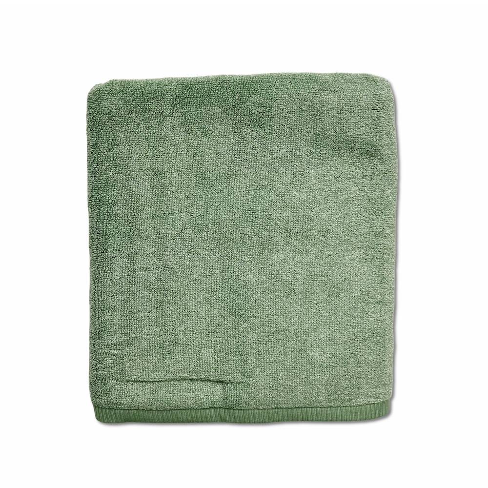 Set 3 asciugamani 530 gr Aurora melange verde