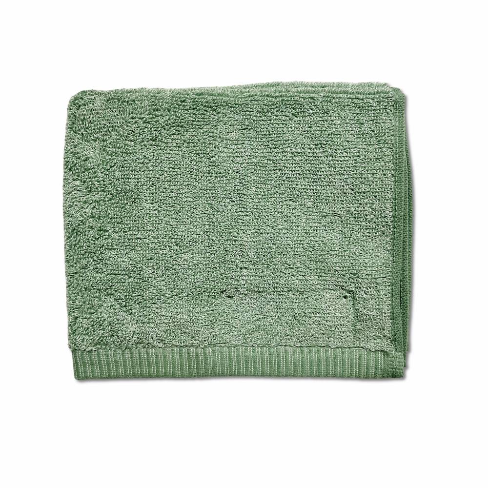 Set 3 asciugamani 530 gr Aurora melange verde