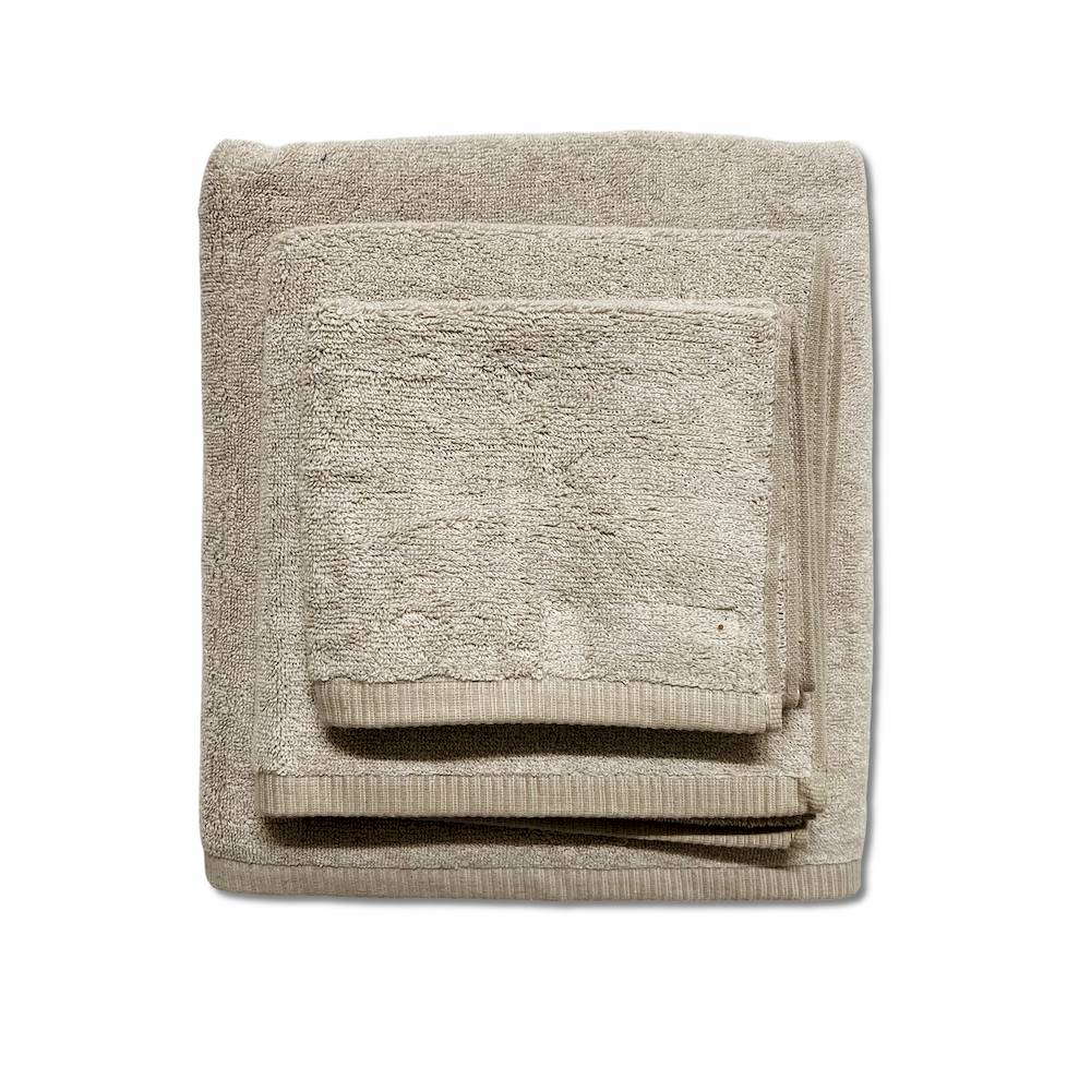 Set 3 asciugamani 530 gr Aurora melange tortora