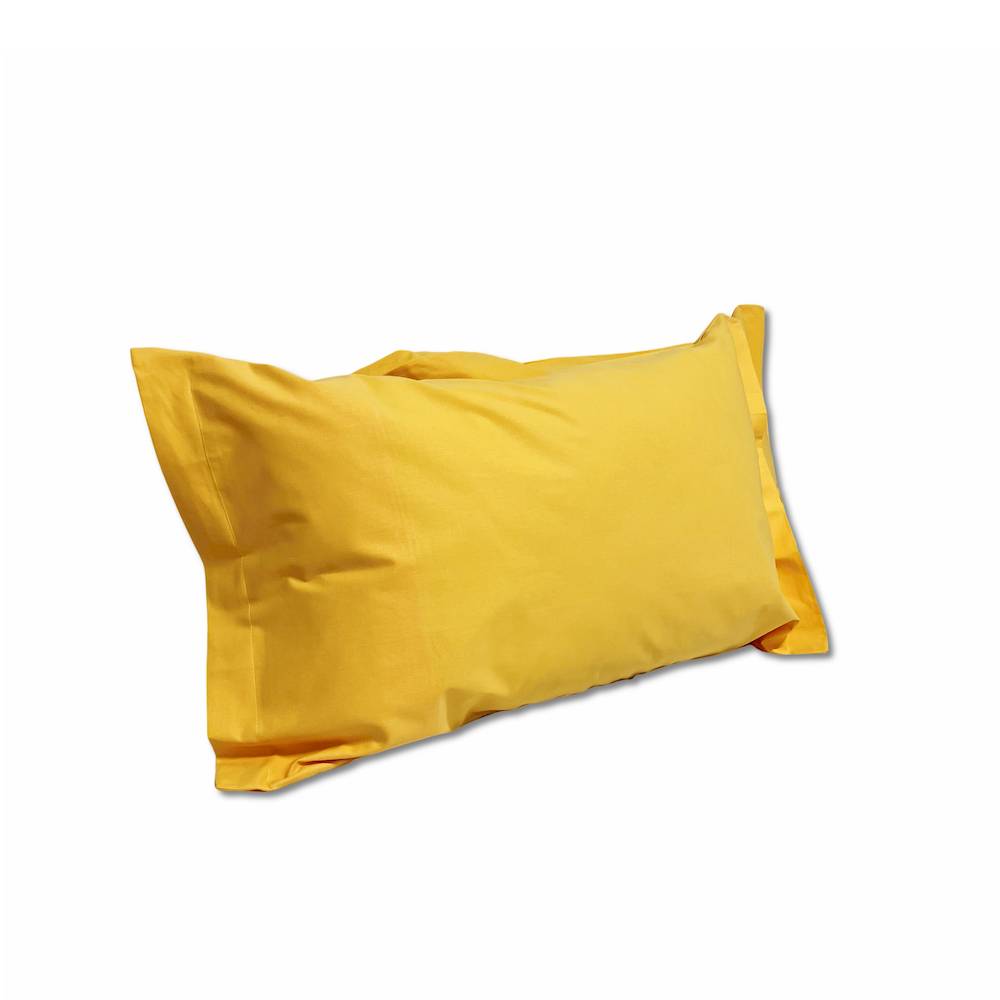 Coppia Federe con volant Vaniglia