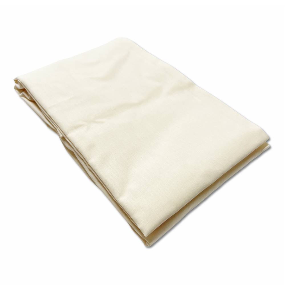 Lenzuolo sotto con angoli e elastici da lettino panna