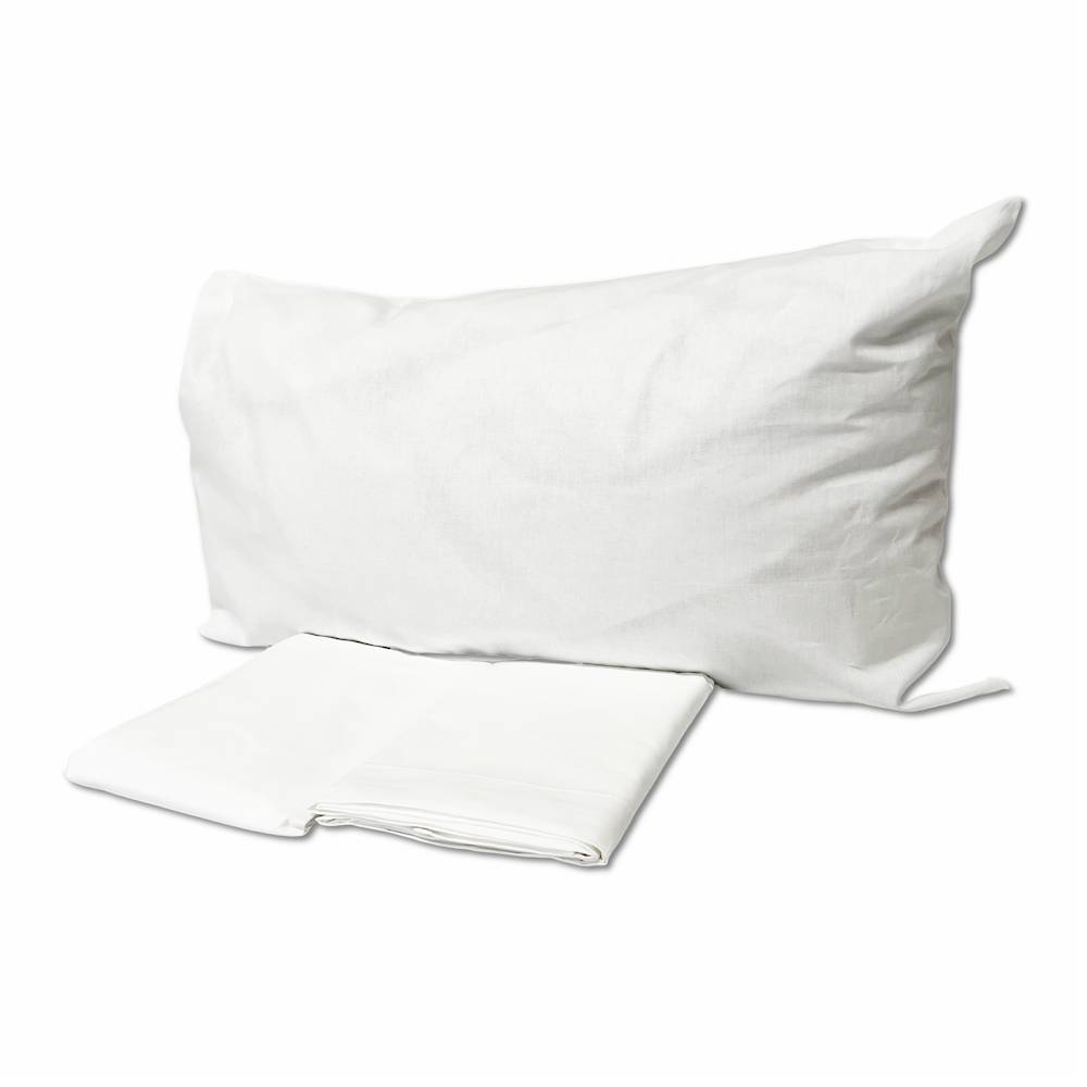 Completo lenzuola lettino bianco