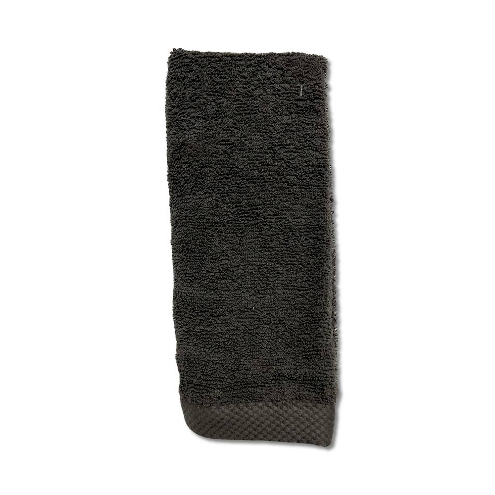 Coppia asciugamani 500 gr Melodie grigio fumo