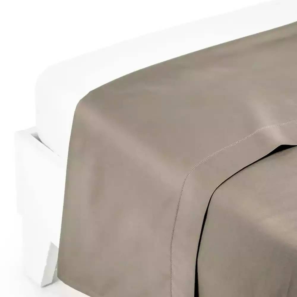 Lenzuolo sopra basic singolo grigio