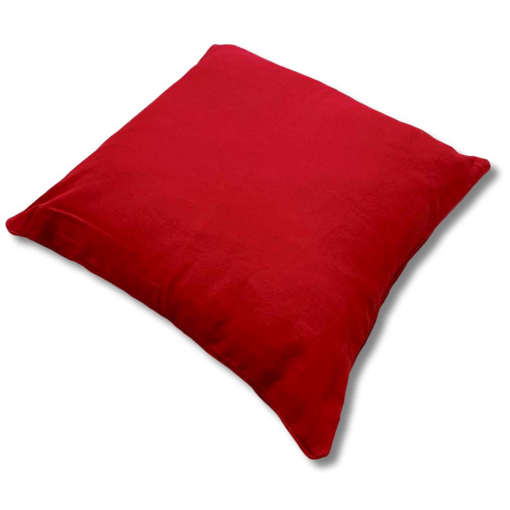 Federa cuscino 50 x 50 tinta unita Rosso