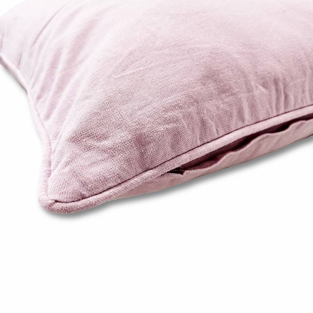 Cuscino imbottito 50 x 50 tinta unita rosa