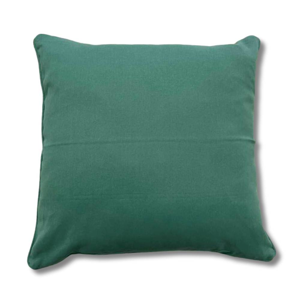 Cuscino imbottito 40 x 40 tinta unita verde
