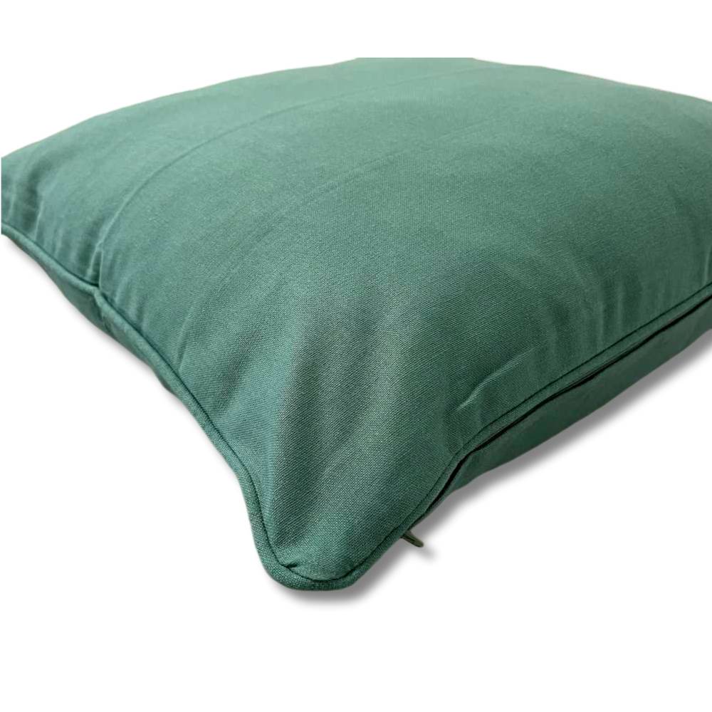 Cuscino imbottito 40 x 40 tinta unita verde