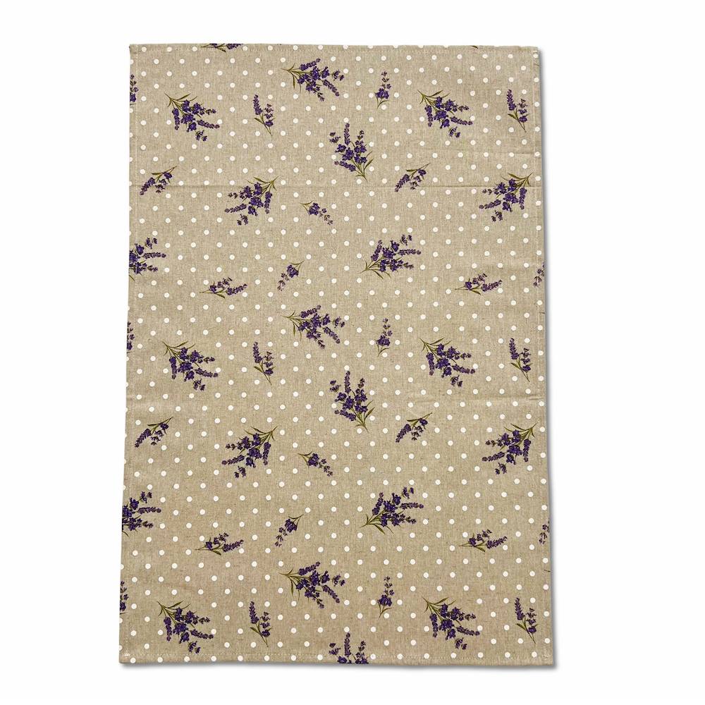 Canovaccio cucina Lavanda e pois