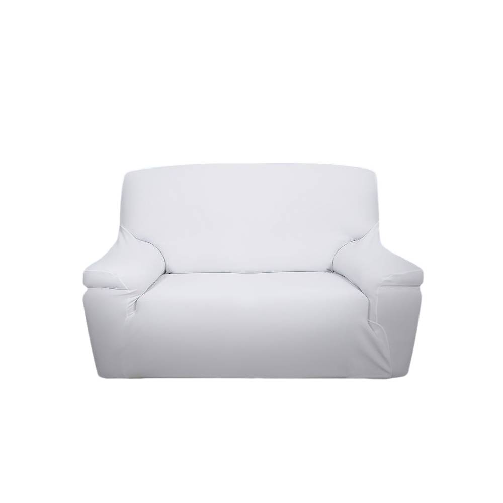 Copridivano 4 posti in tessuto bielastico antimacchia bianco