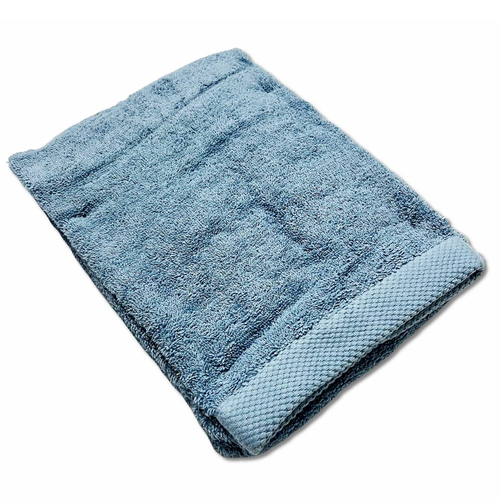 Asciugamano 500 gr Melodie azzurro personalizzato