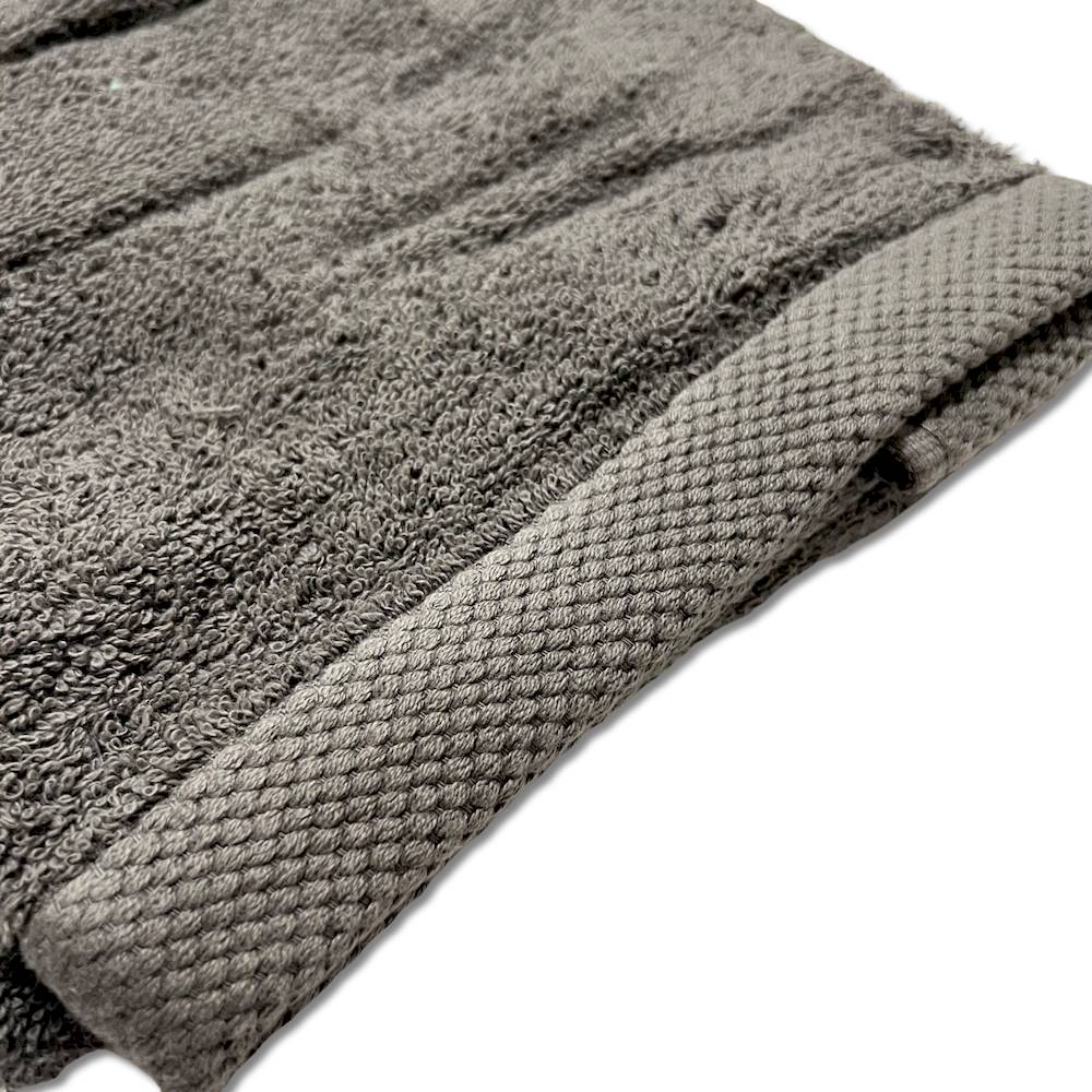 Asciugamano 500 gr Melodie grigio fumo personalizzato