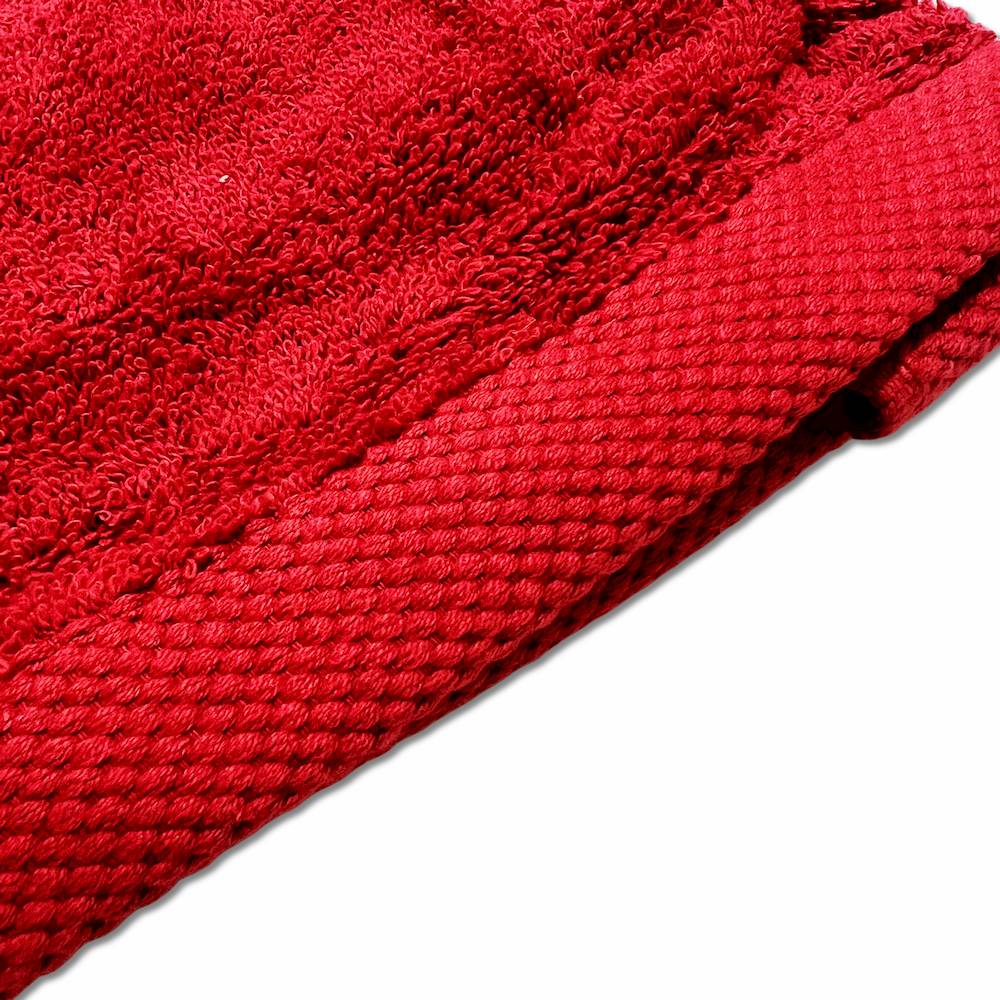 Coppia asciugamani 500 gr Melodie bordeaux personalizzato