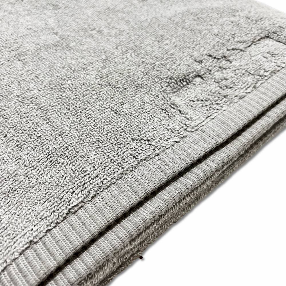 Telo bagno 530 gr Aurora melange grigio personalizzato
