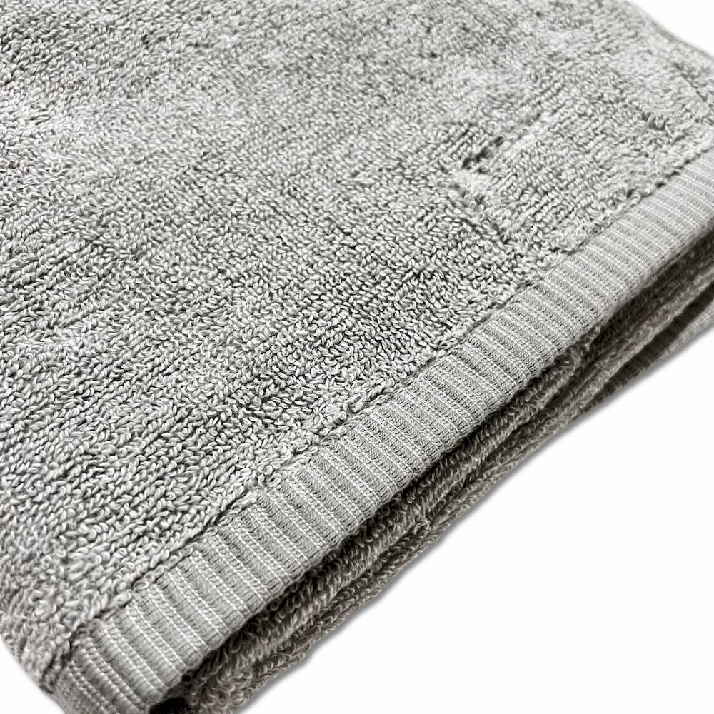 Asciugamano 530 gr Aurora melange grigio personalizzato