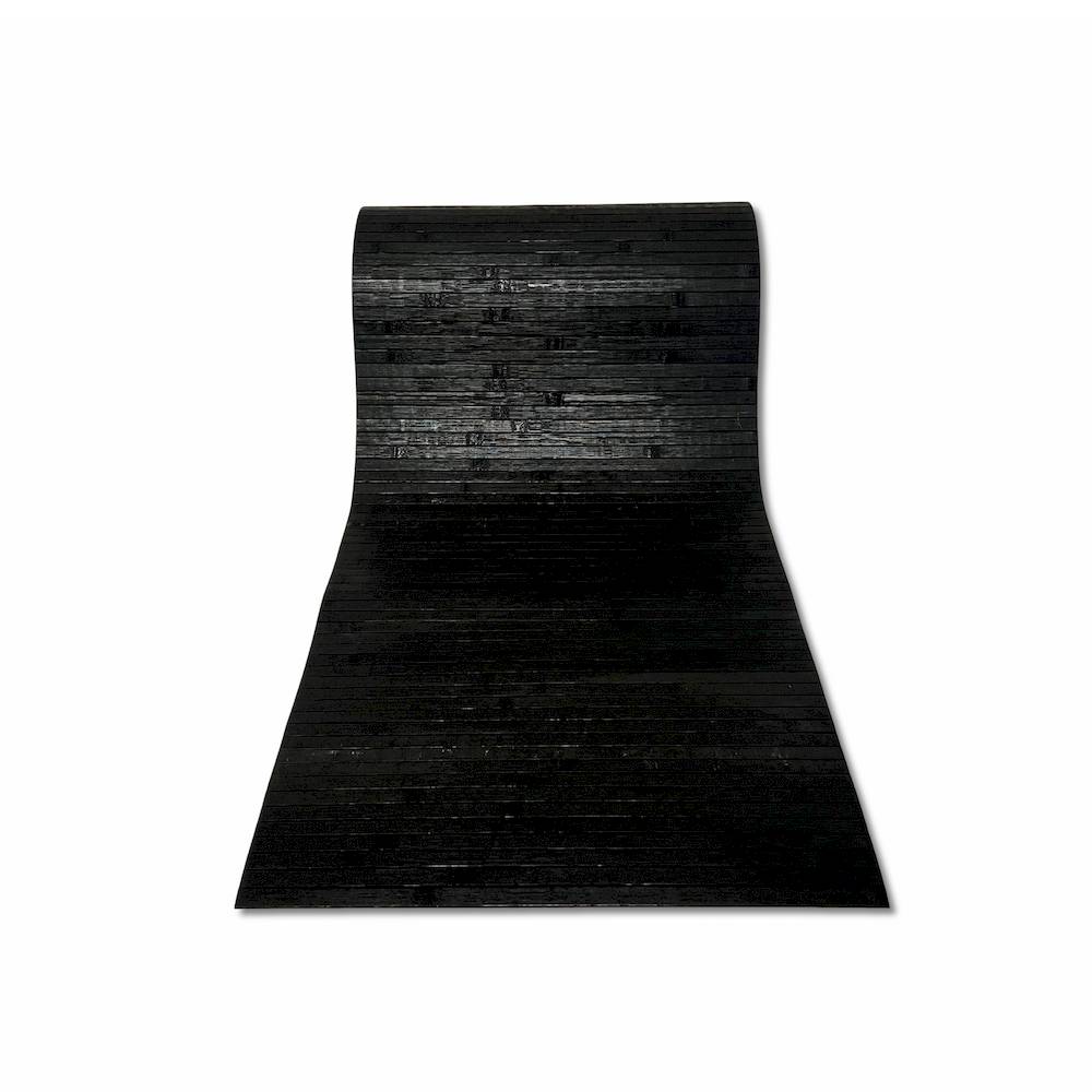 Passatoia a metro in bamboo nero