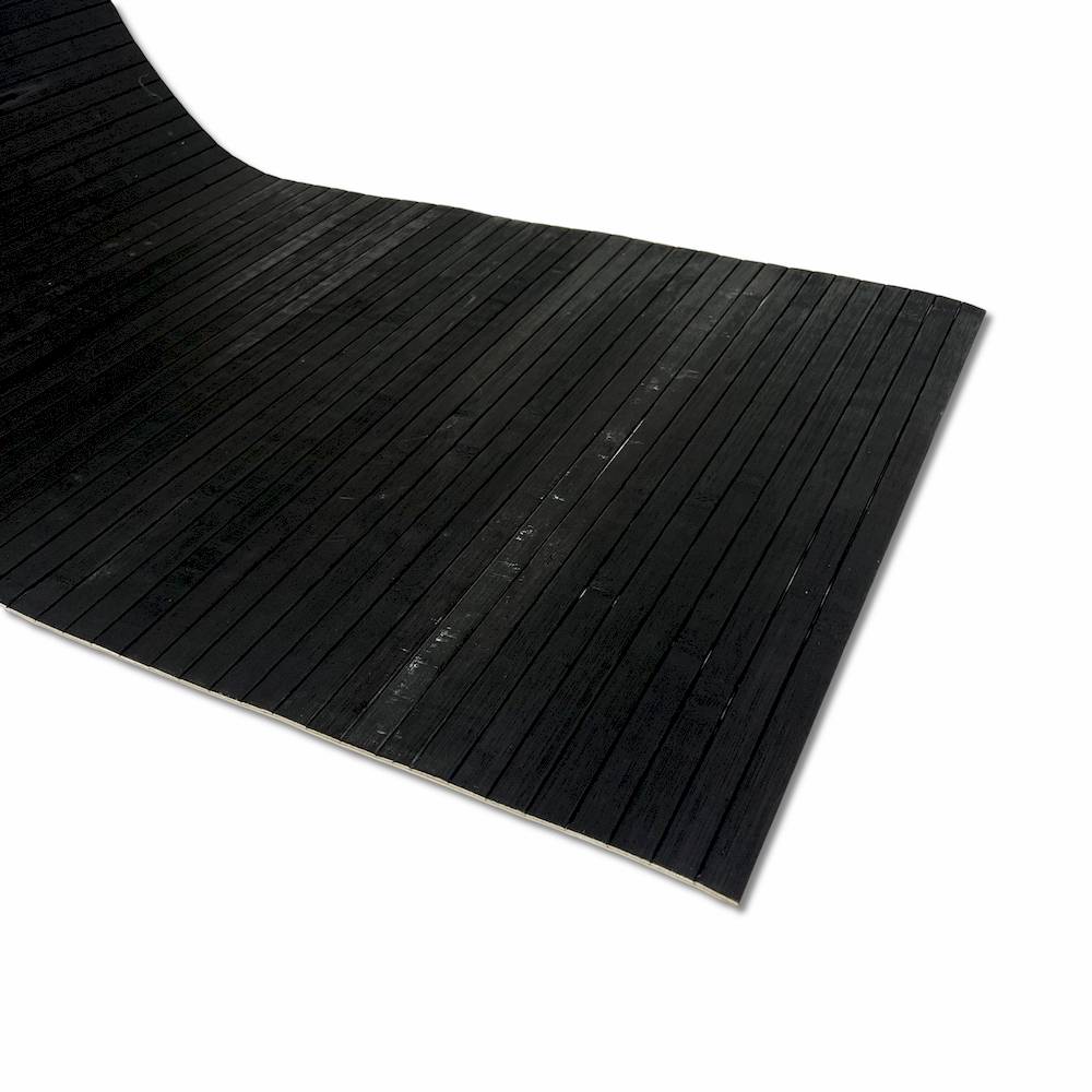 Passatoia a metro in bamboo nero