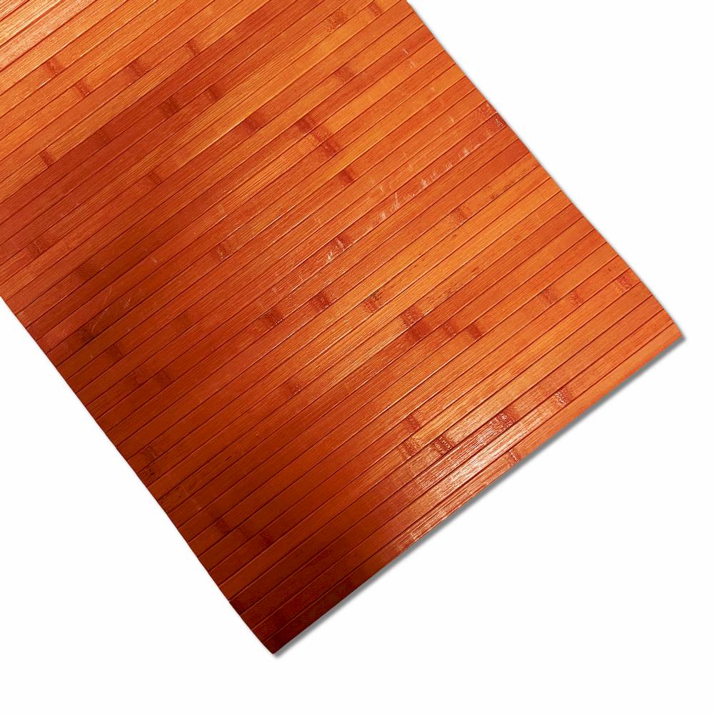 Passatoia a metro in bamboo Arancio