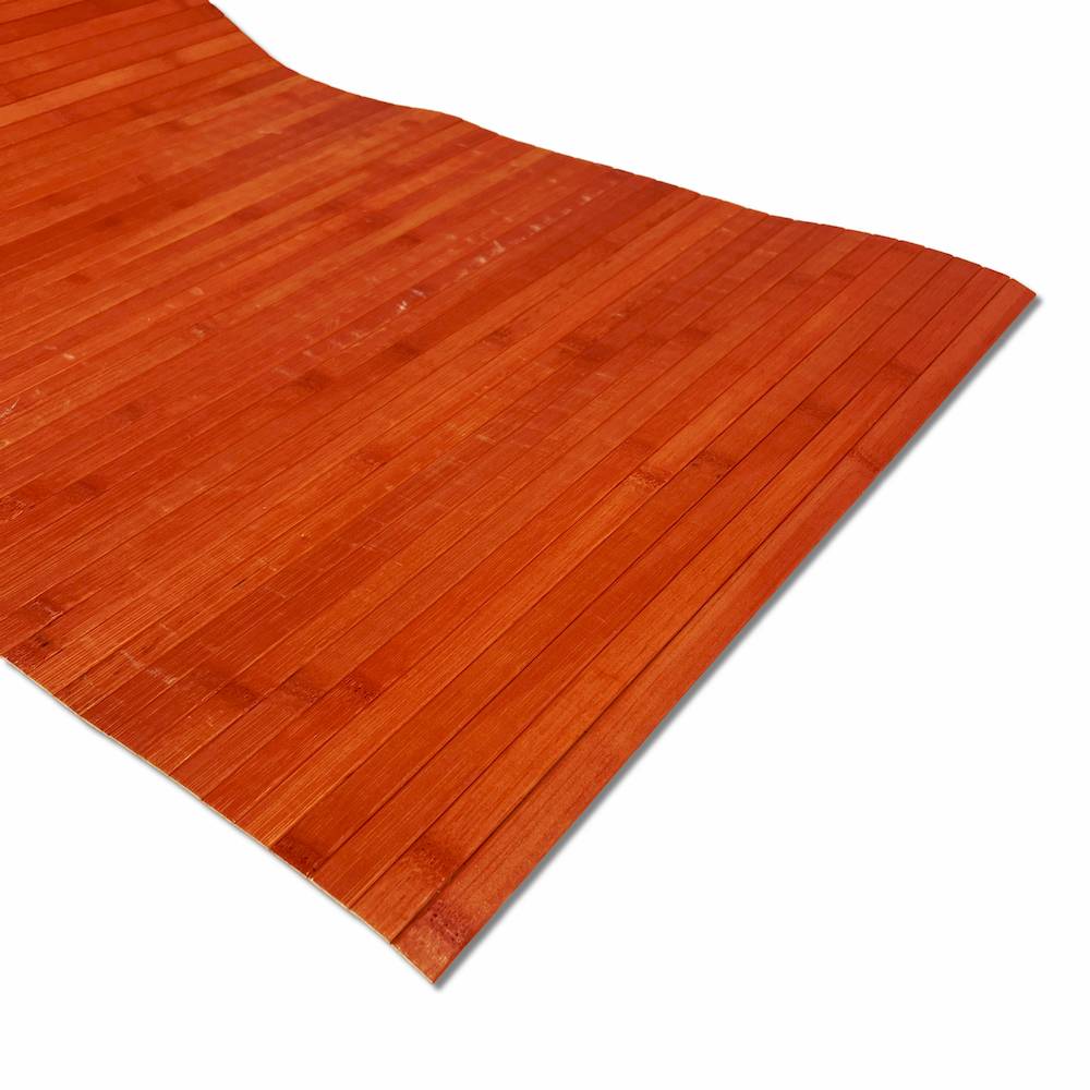 Passatoia a metro in bamboo Arancio