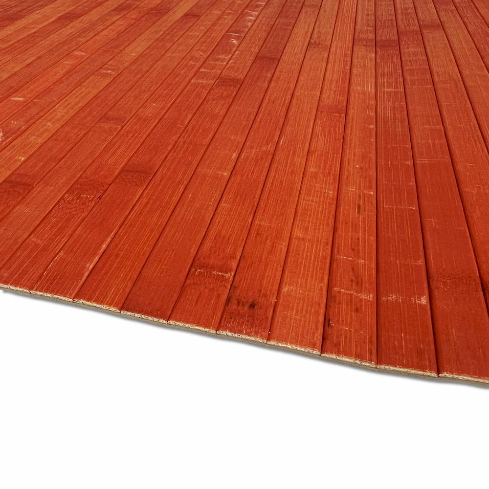 Passatoia a metro in bamboo Arancio