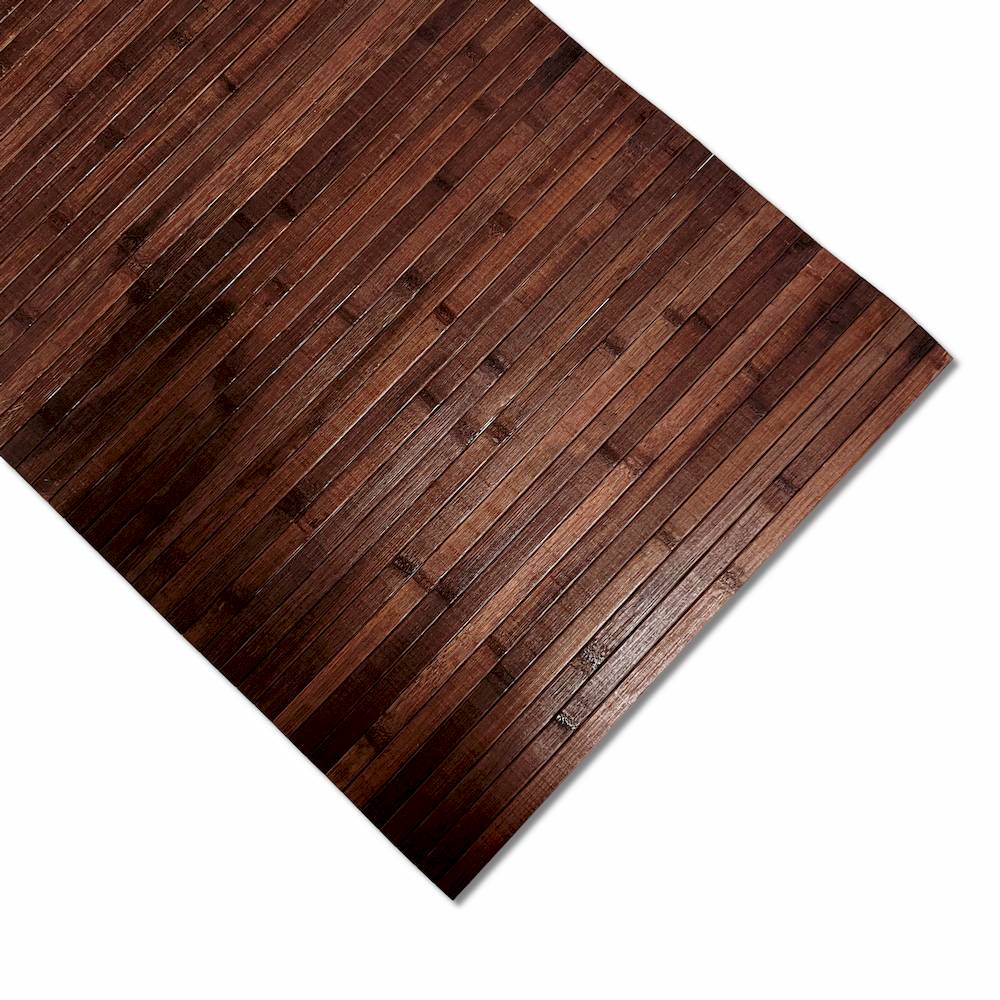 Passatoia a metro in bamboo Marrone