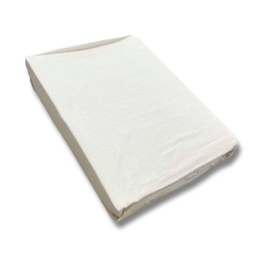 Lenzuolo sotto con angoli Jersey Bianco matrimoniale