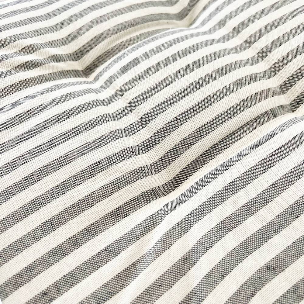 Cuscino per sedia Riga bastoncino grigio