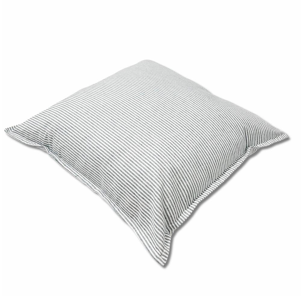 Cuscino imbottito 70 x 70 Millerighe blu