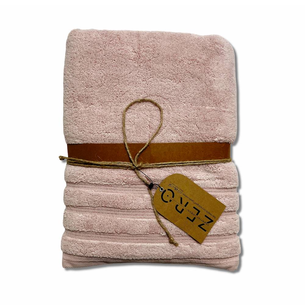 Telo bagno Zero da 650 gr Tinta unita Rosa Personalizzato