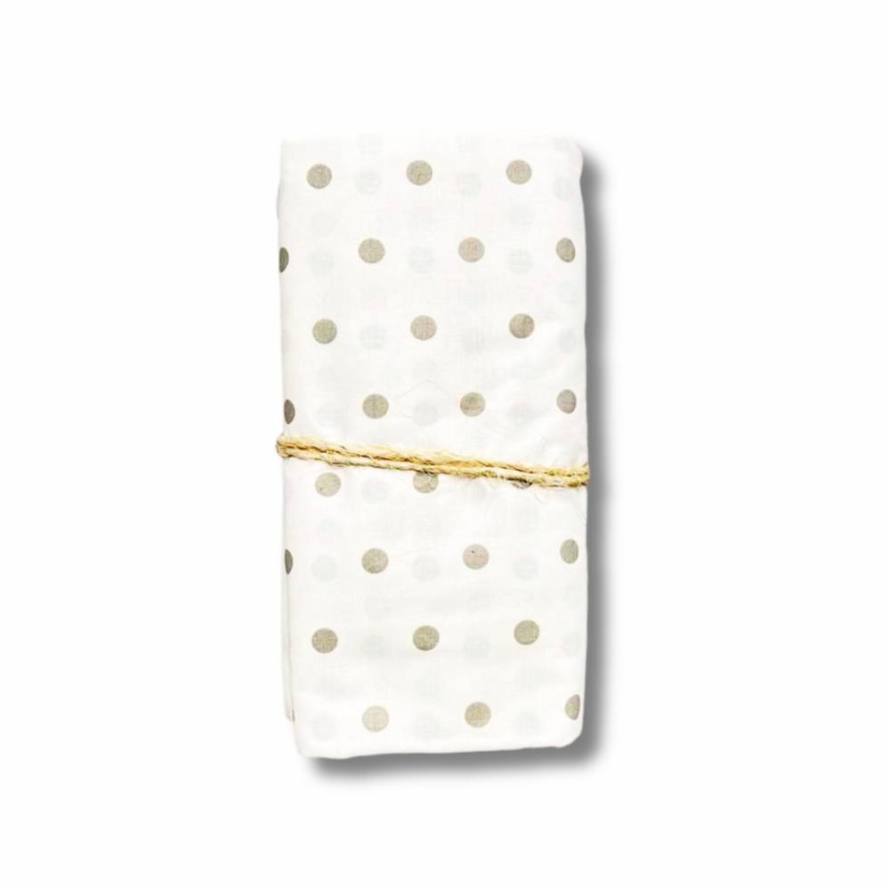 Copritutto Foulard cotone leggero pois lino 260 x 280