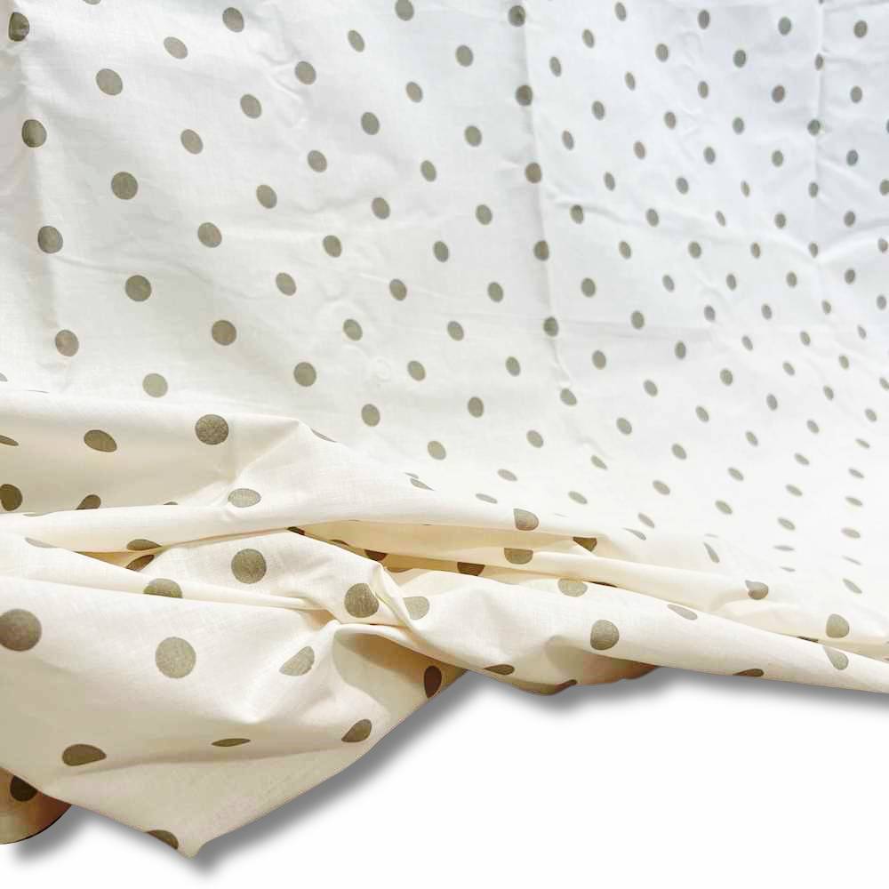 Copritutto Foulard cotone leggero pois lino 260 x 280