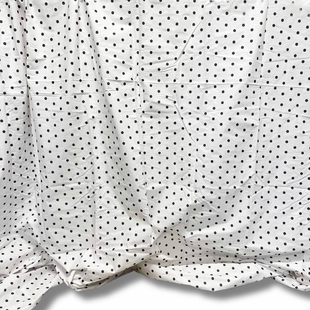 Lenzuolo sopra Pois grigio matrimoniale