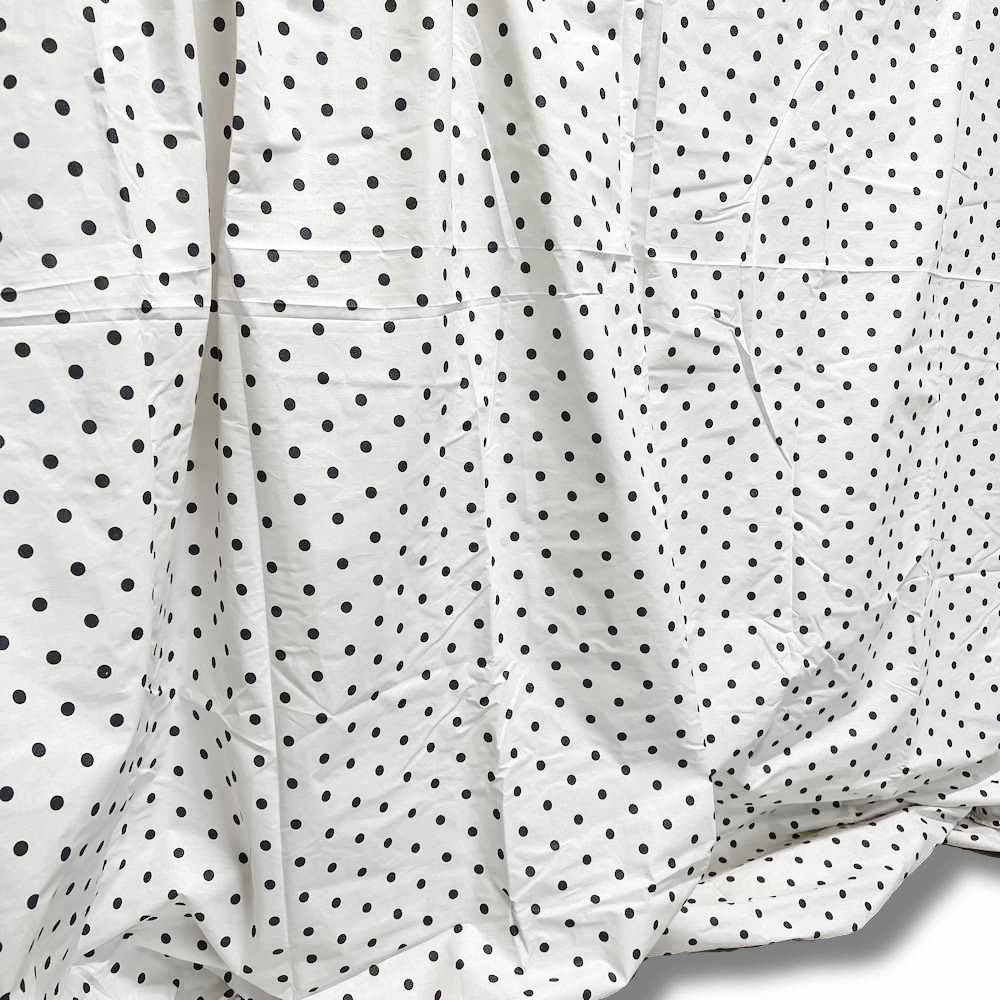 Lenzuolo sopra Pois grigio matrimoniale