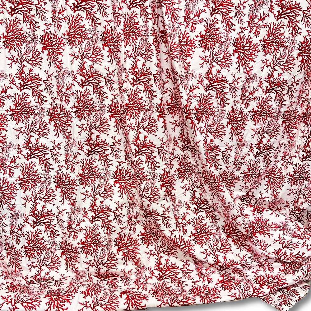 Lenzuolo sopra Antille corallo rosso matrimoniale