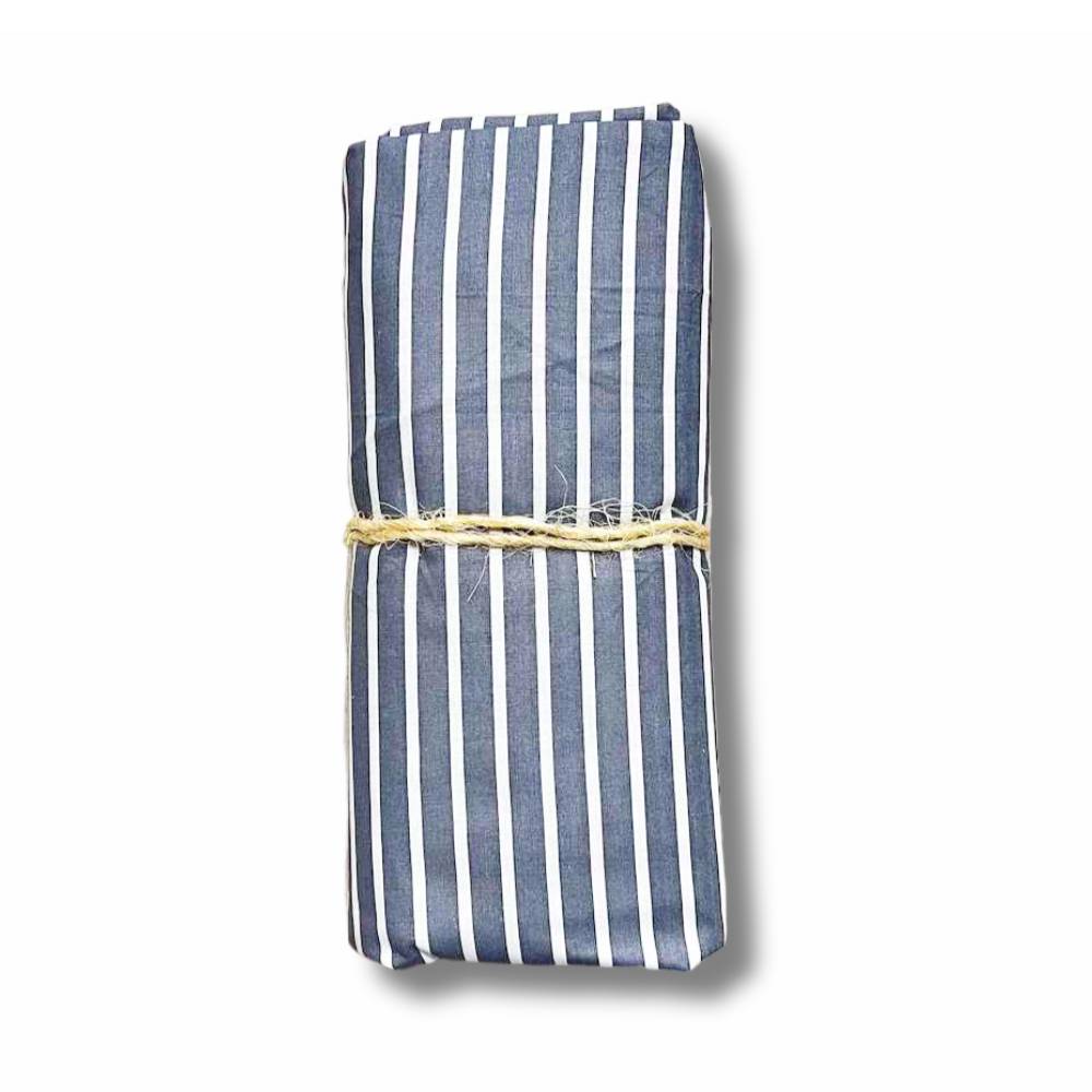 Lenzuolo sopra rigato Grigio matrimoniale