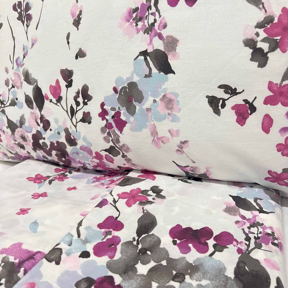 Completo Lenzuola acquerello piazza e mezzo