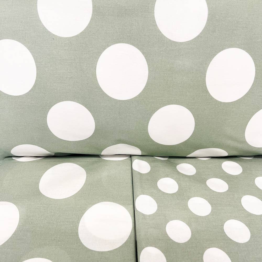 Completo Lenzuola Moon pois verde singolo