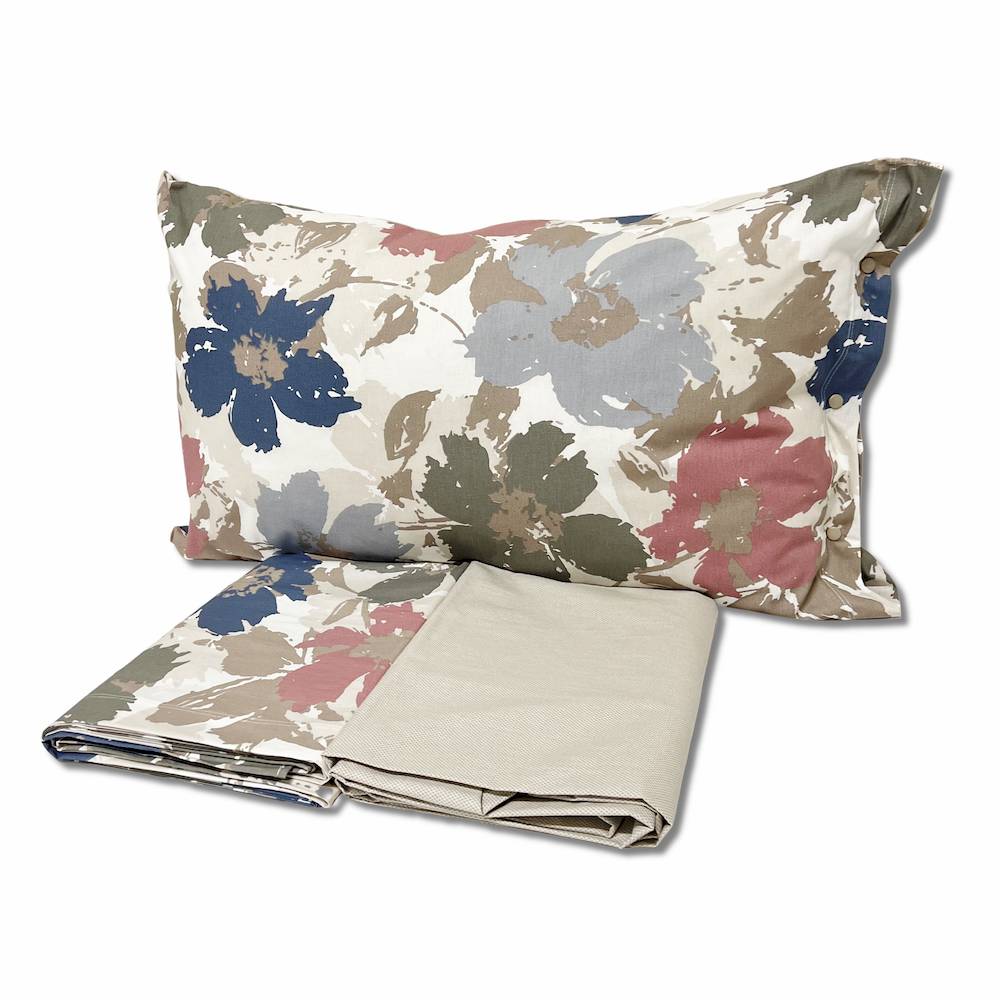 Completo Lenzuola Kim rosa e azzurro Singolo