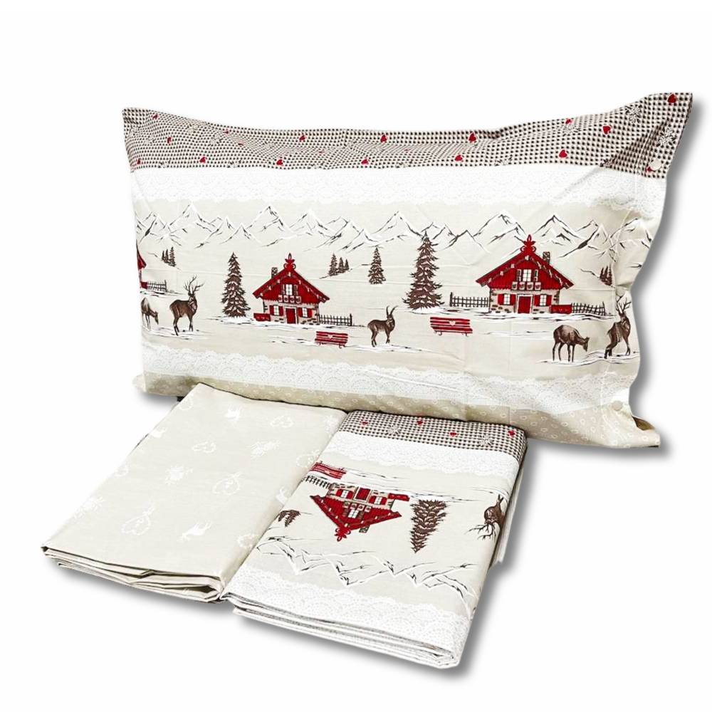 Completo Lenzuola Baita in Valbadia Piazza e mezzo